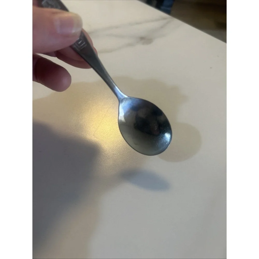 Treasured Tot‎ Stainless Steel Baby Fork & Spoon Set Vintage